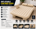Premium Inflatable Car Bed Sofa – Universal Back Seat Air Mattress with 2 Pillows | Portable Travel Sleeping Bed