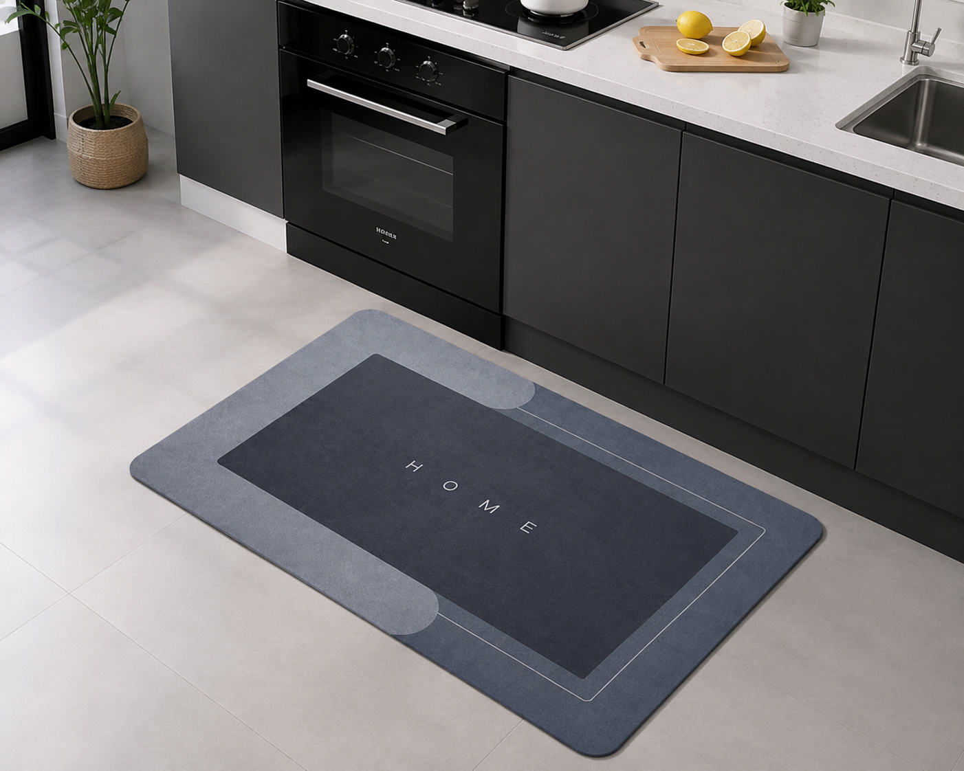 Premium Quick-Dry Square Bathroom Mat | Super Absorbent & Anti-Slip Floor Mat