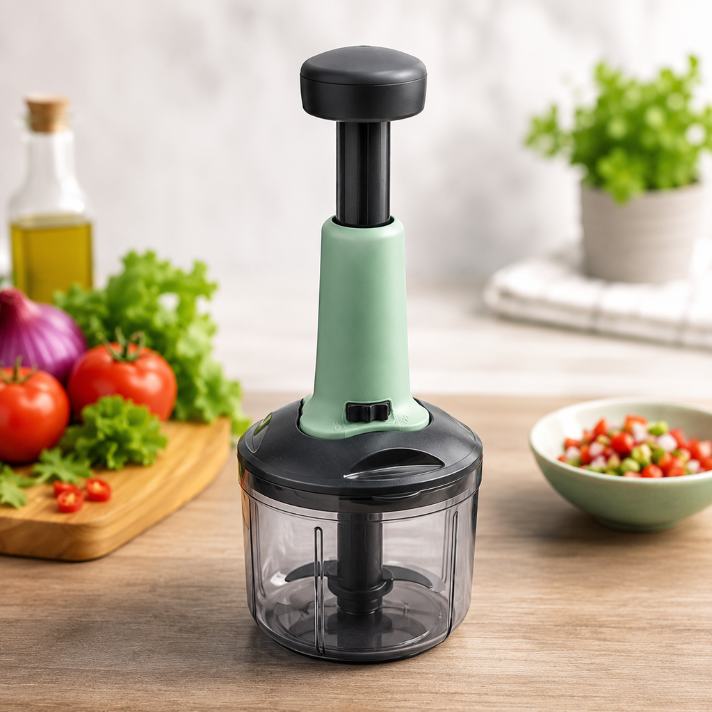 1000ML SOLTA Push Chopper | Manual Vegetable & Fruit Chopper