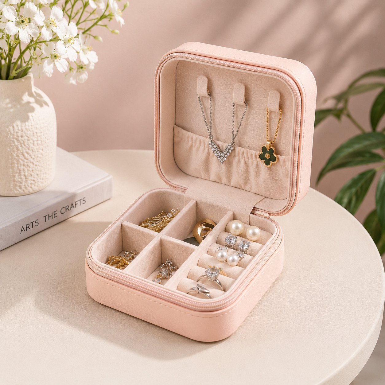 Buy Premium Travel Jewellery Box Organizer Online | TheShoppozon.in